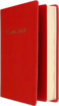 Biblia Stare i Nowe Przymierze EIB Liga Biblijna średnia A5 ekoskóra PU złoto bordo