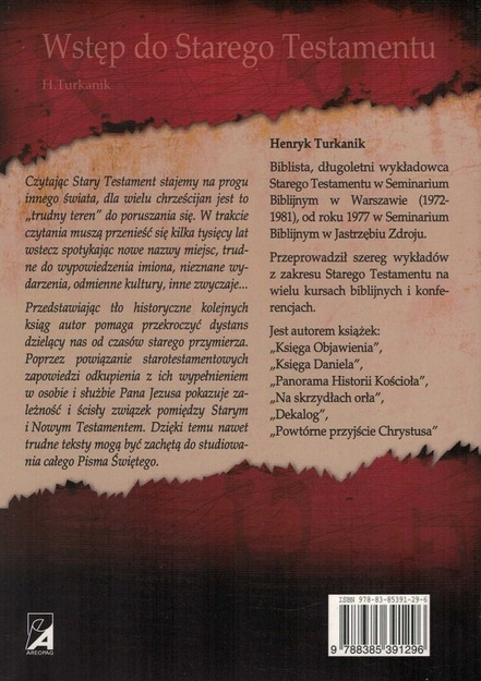 Wstęp do Starego Testamentu - Henryk Turkanik - oprawa miękka