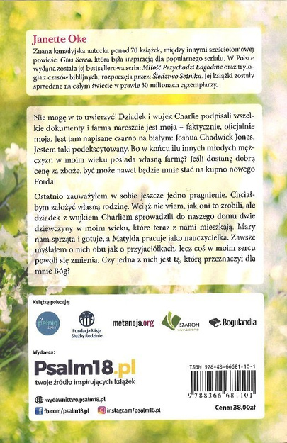 Wiosenna obietnica tom 4 seria: Pragnienia Serc - Janette Oke - oprawa miękka