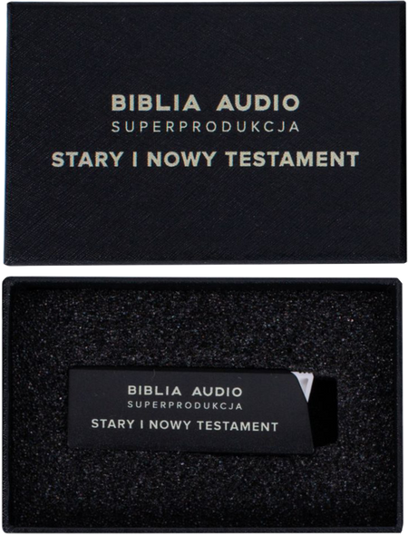 Biblia Audio - Superprodukcja - Stary i Nowy Testament - PENDRIVE w pudełku