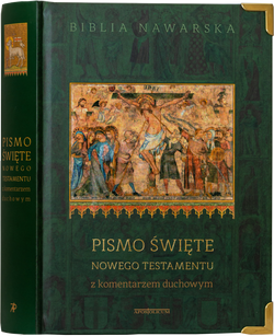 Biblia Nawarska Nowy Testament z komentarzem duchowym - ekskluzywna oprawa twarda z okuciami