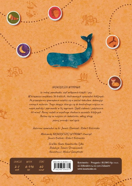 Największa Wyprawa - gamebook z mapą podróży - Rodzinna gra planszowa