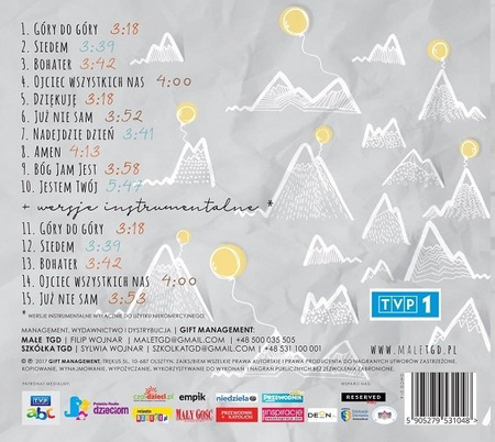 Małe TGD - Góry do góry - CD