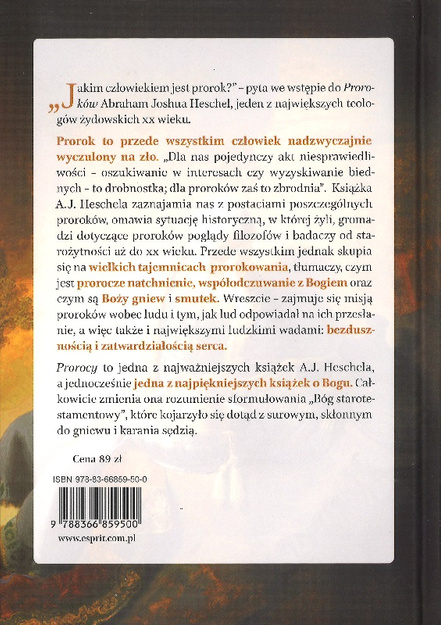 Prorocy - Abraham Joshum Heschel - wydanie 2021 - oprawa twarda