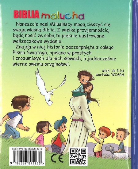 Biblia malucha - okładka twarda , gąbczasta z rączką
