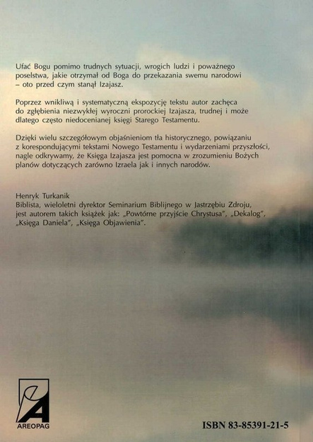 Na skrzydłach orła Ekspozycja księgi Izajasza - Henryk Turkanik - oprawa miękka