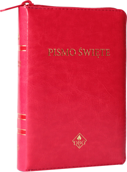 Dzisiejsza Biblia Gdańska DBG II mała zamek fuksjowy