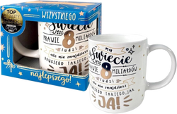 Kubek ceramiczny - Na świecie jest prawie 8 miliardów ludzi, ale...