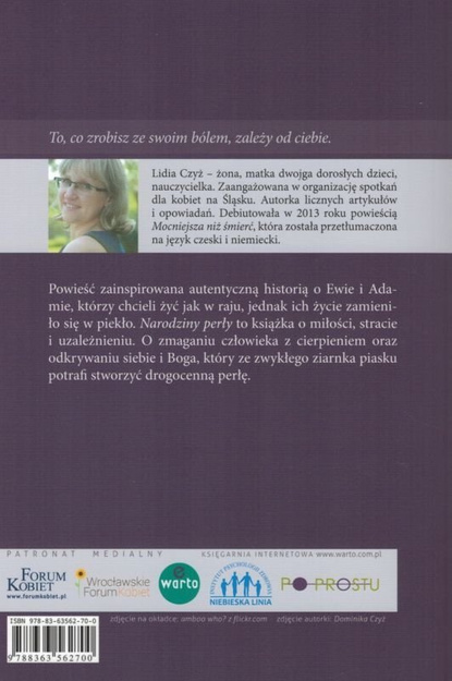 Narodziny perły - Lidia Czyż - oprawa miękka