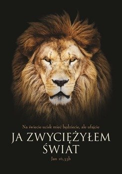 Kartka składana - Ja zwyciężyłem świat