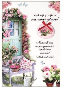 Kartka Karnet - Z okazji przejścia na emeryturę!