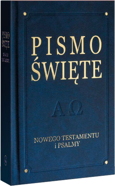 Biblia Warszawsko-Praska Nowy Testament i Psalmy mały DeLux złocenia granat