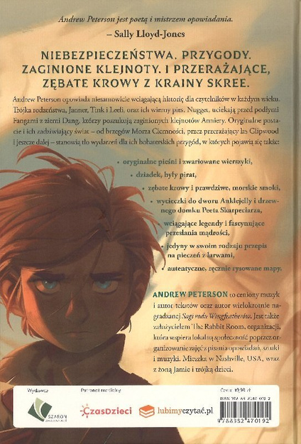 Nad brzegiem morza ciemności - Saga rodu Wingfeatherów tom 1 - Andrew Peterson