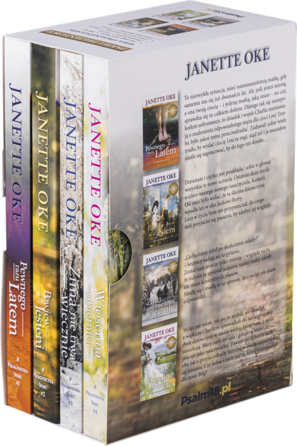 Seria Pragnienia serc: Pewnego razu latem, Powiew jesieni, Zima ..., Wiosenna ... BOX - Janette Oke