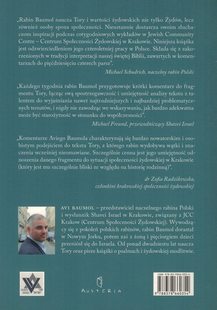 Komentarz do Tory w nurcie współczesnej ortodoksji - Rabin Avi Baumol