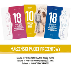 PAKIET PREZENTOWY: 18 pomysłów na okazanie miłości żonie + ...mężowi + 10 ...randek - Daniel i Małgorzata Wołochowicz