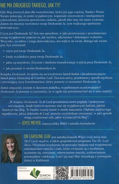Doskonałe Ja - dr Caroline Leaf - oprawa miękka
