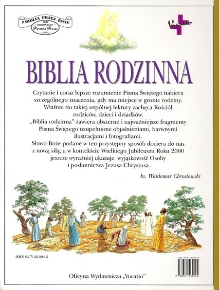 Biblia Rodzinna - ks prof Waldemar Chrostowski - oprawa twarda