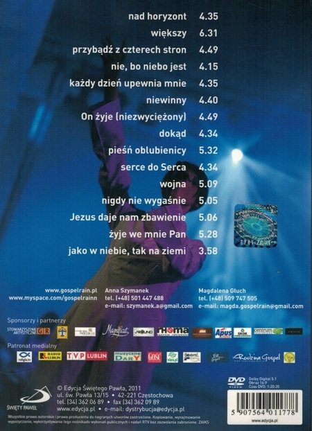Gospel Rain - "N" live - CD + DVD