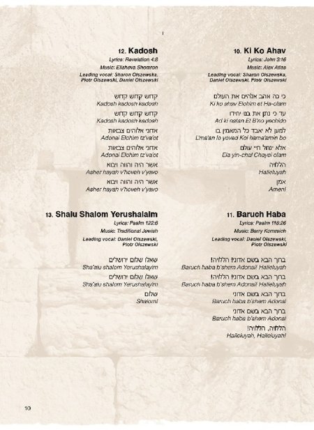 Jerusalem of my Heart - książka + CD - pieśni hebrajskie