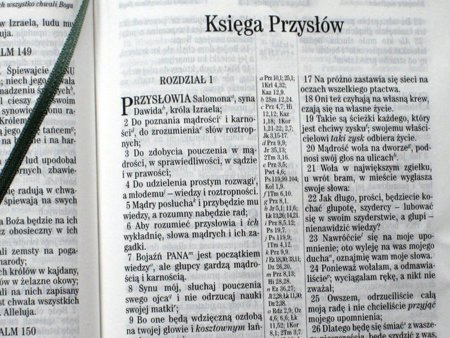 Nowy Testament z księgami Psalmów i Przysłów UBG - oprawa PU ekoskóra bordo