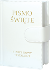 Biblia Poznańska Stary i Nowy Testament B6 oprawa skóropodobna biała